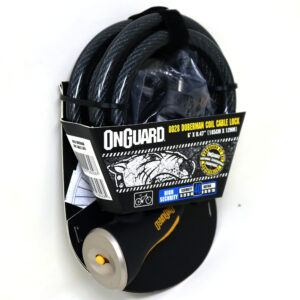 Candado OnGuard Doberman espiral con Llave 185cmX12mm