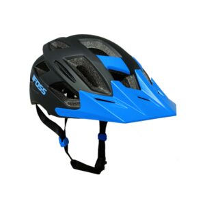 CASCO FOSS F7 ENDURO MATT BLACK-CYAN