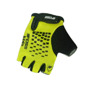 Guante FOSS Niño Lycra Acolchado Lime Talla 5 - 6 Años.