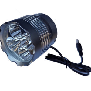 Foco FOSS 2500 Lum. USB, Bateria Externa Litio, 5 Led con Soporte para Casco