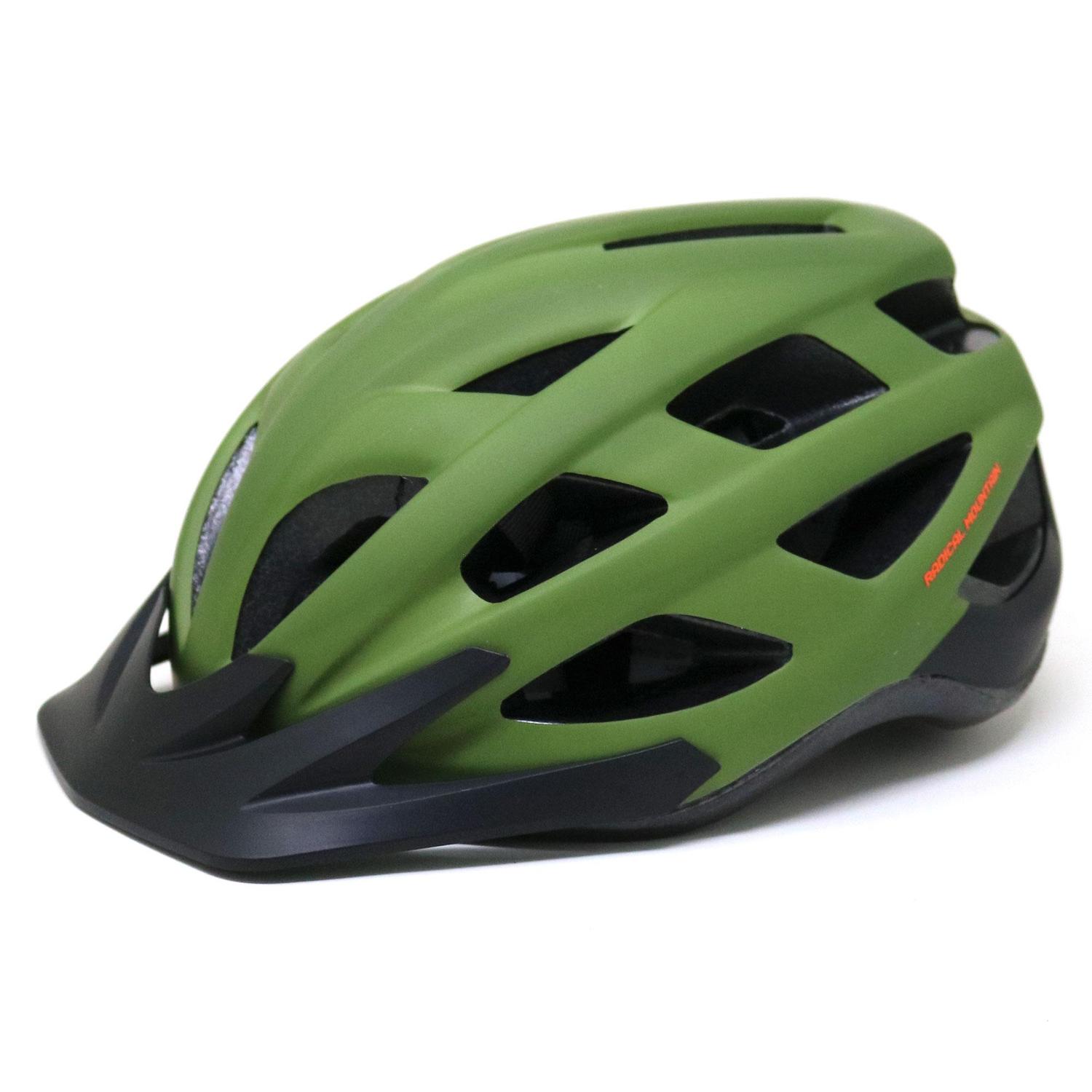 Casco Radical Mountain MTB Militar Green L 58-62cm - Imagen 3